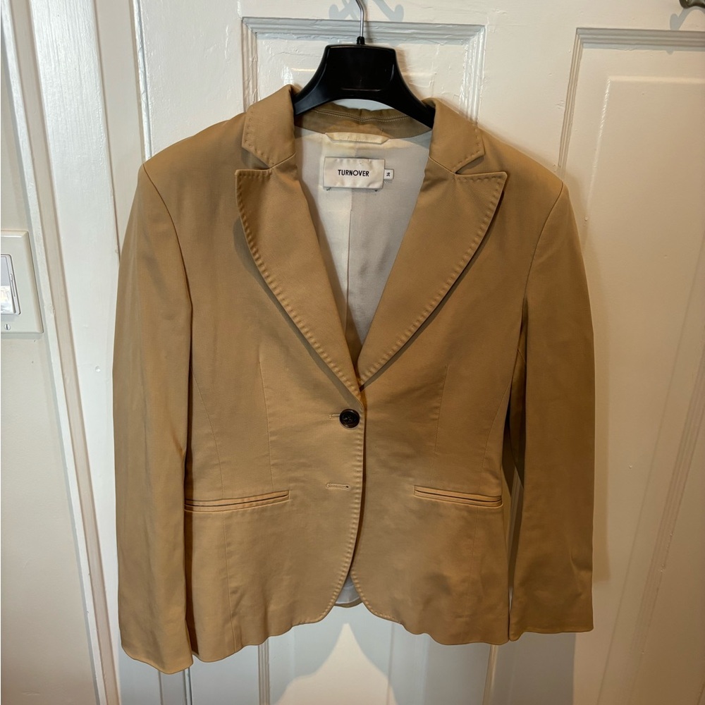 Turnover Camel Blazer